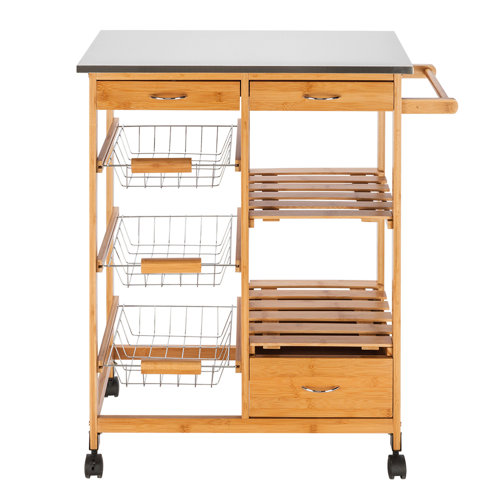 Rosecliff Heights Hinckley Kitchen Cart & Reviews Wayfair